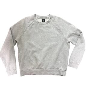 TNA Aritzia Women's Cozy Crewneck Pullover Sweater Loungewear Gray Sz M